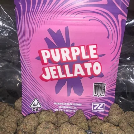 purple gelato strain thc